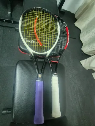 2 Raquetas de Tenis Wilson y Head
