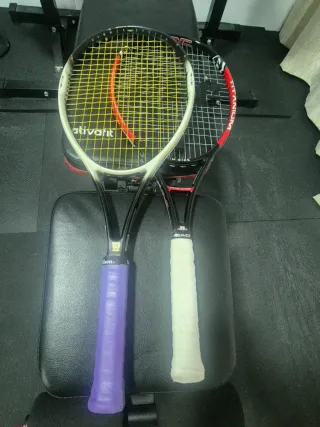 2 Raquetas de Tenis Wilson y Head