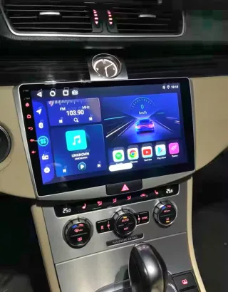 Rádio VW Passat B6 B7 Android 14 com GPS (Novo)