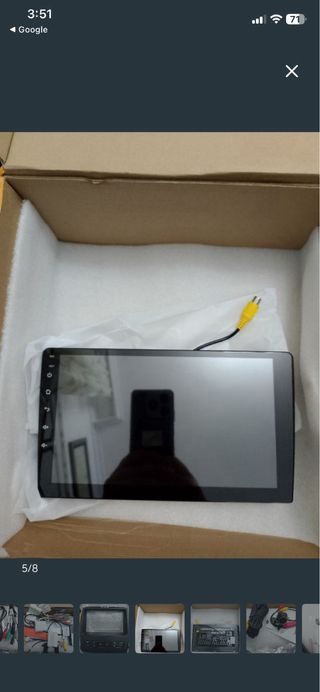 Pantalla 9” Android Toyota Prado 120