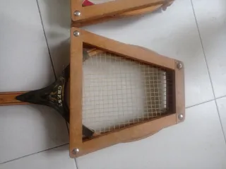 2 Raquetas Tenis Antiguas Madera Condor Crest