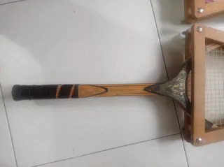 2 Raquetas Tenis Antiguas Madera Condor Crest