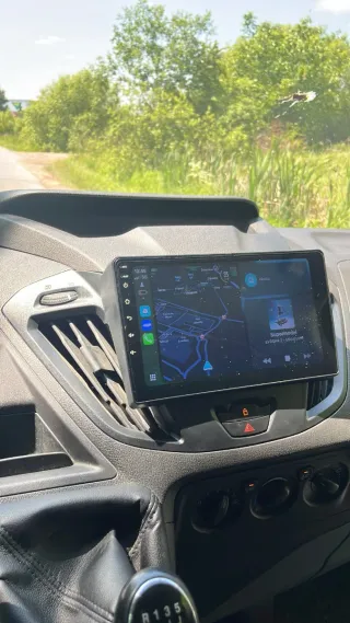 Rádio Ford Transit Android 14 com Carplay sem fios