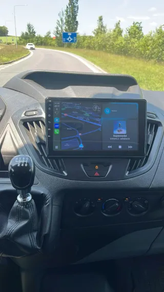 Rádio Ford Transit Android 14 com Carplay sem fios