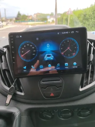 Rádio Ford Transit Android 14 com Carplay sem fios