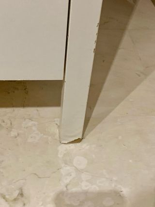 Cómoda blanca 3 cajones 90x45x80