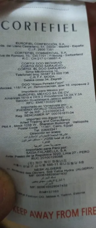 Camisa Cortefiel cuadros rosa T. L