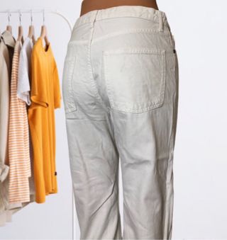 Vaqueros Zara Beige