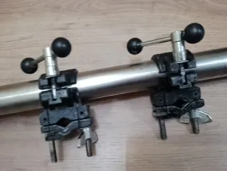 Barra rack percusión con abrazaderas