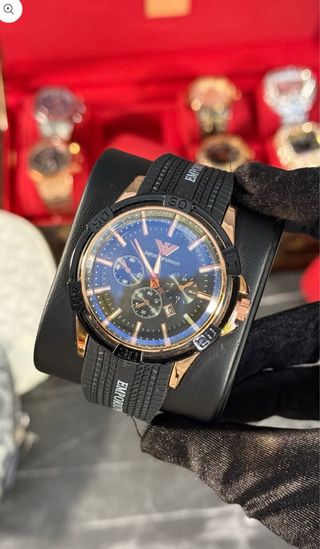 Reloj Emporio Armani Azul y Dorado