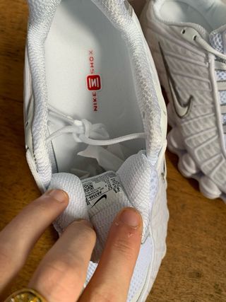 Nike Shox TL Plata y Blanco