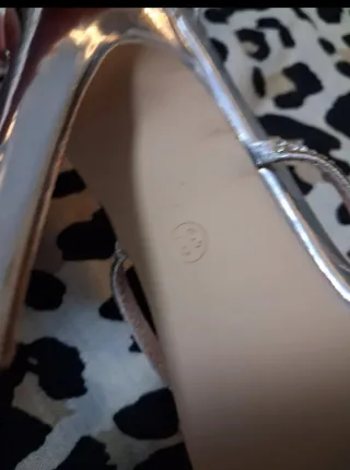 Sandalias Plata con Piedras