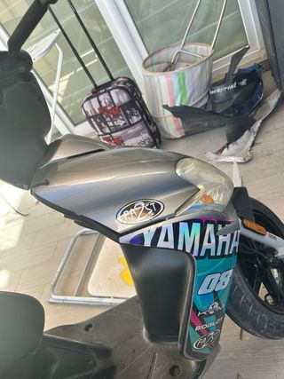 Carcasas Jog RR Gris Nardo y Pegatinas Holográfica