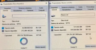 HP i5-8250U 16GB RAM SSD 256GB y HDD 1TB