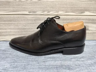 Fratelli Rossetti Scarpe Derby Pelle Nera Tg 6
