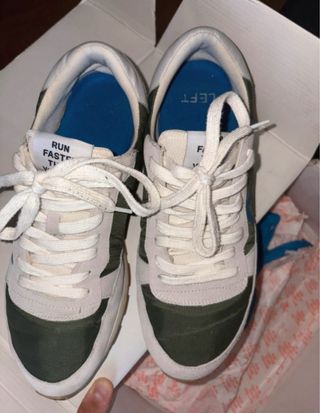 Scarpe SUN68 Jaki Basic Running Grigio/Verde