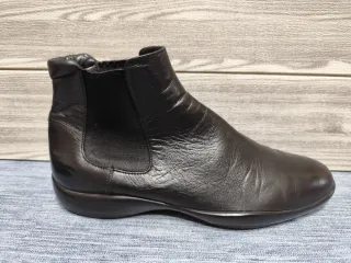 Prada chelsea da donna in pelle nera taglia 39