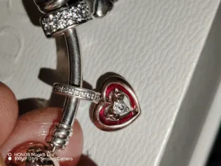 Charm Pandora Cuore Rosso Argento 925