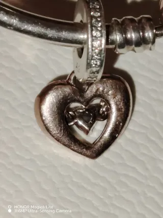 Charm Pandora Cuore Rosso Argento 925