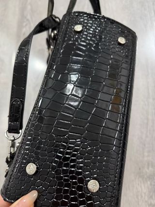 Mochila Negra Efecto Cocodrilo