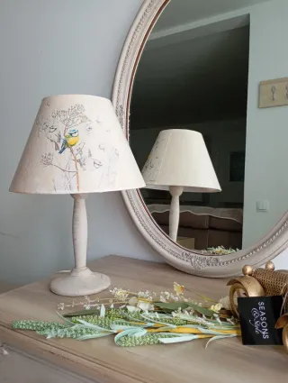 Conjunto 2 lámparas mesita noche