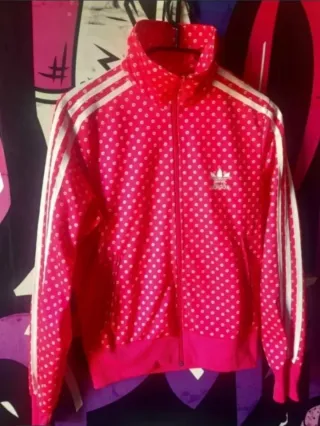 S Chaqueta Adidas Firebird Besos Rosa