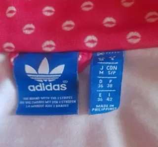 S Chaqueta Adidas Firebird Besos Rosa