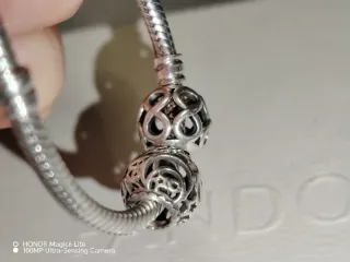 Due Charm Pandora Originale Argento 925