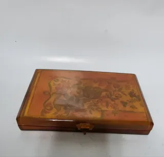 Estuche de maquillaje vintage baquelita