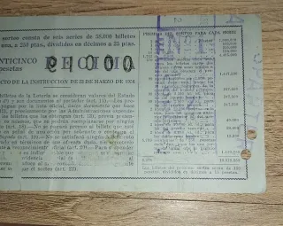 3 Billetes Lotería Nacional 1958-1966