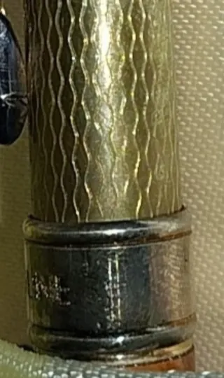 Pluma Cesare Emiliano Plata y Madera Antigua