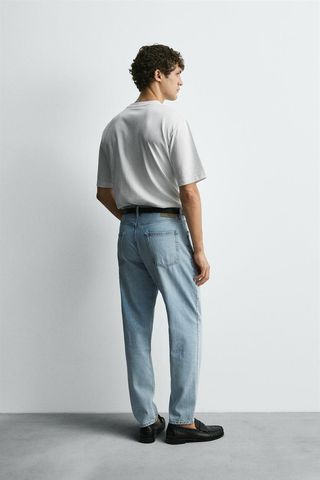 Vaqueros ZARA Slim Fit Verde Claro