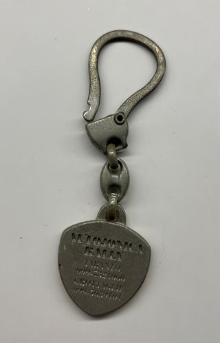 Portachiavi Lancia in metallo, vintage
