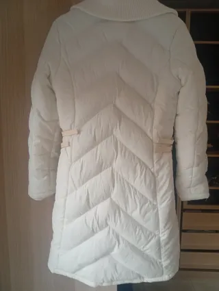 Cazadora acolchada blanca
