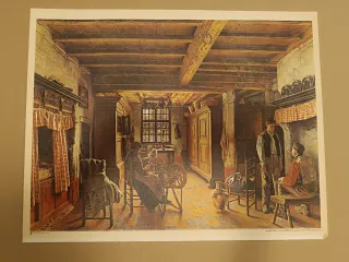 Lámina decorativa Interior de casa