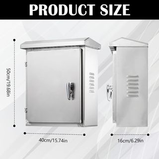 Gabinete de Control Acero Inoxidable 50x40x16cm