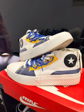 Converse Zapatillas Blancas y Azules