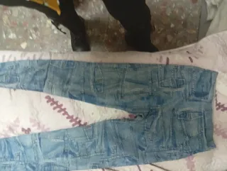 2 Leggings Estampados Tallas S y M.prec los dos