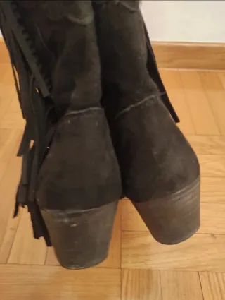Botas cowboy  flecos talla 37