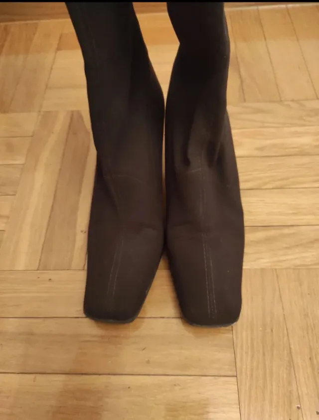 Botas altas marrones talla 37