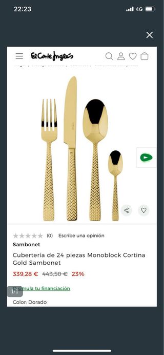 Cubertería Sin Estrenar