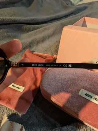 Occhiali da sole Miu Miu neri