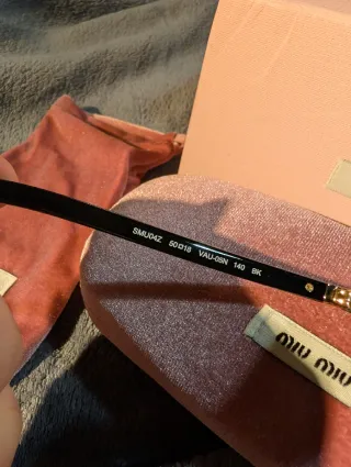 Occhiali da sole Miu Miu neri