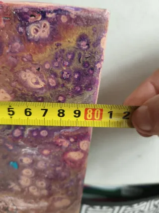 Cuadro abstracto pintado a mano