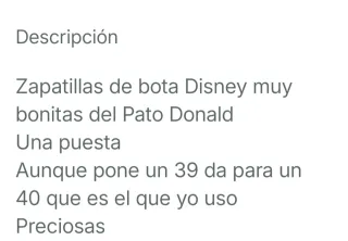 Zapatillas Pato Donald