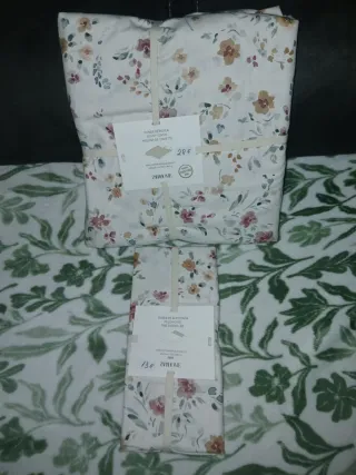 Funda Nórdica Zara Home Floral 150/160