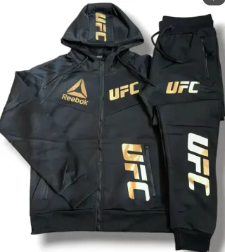 Chándal Reebok UFC Negro y Dorado
