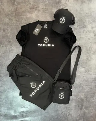 Conjunto chándal TOPURIA negro