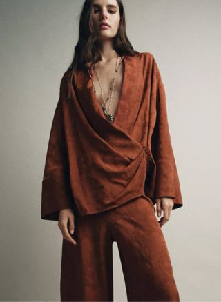 Kimono Jacquard Zara XS-S