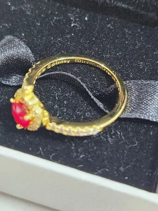 Anillo Pandora Corazón Rojo Talla 52